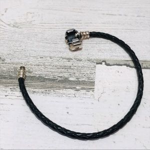 Pandora Black leather Bracelet